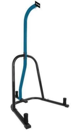 DESCRIPTION: (1) HEAVY BAG STAND - STAND ONLY BRAND/MODEL: FUEL #FM-FLSTAND1-BL INFORMATION: BLUE RETAIL$: $103.55 EA QTY: 1