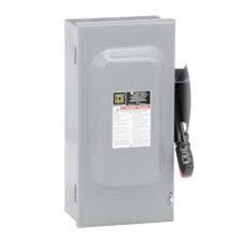 DESCRIPTION: (1) HEAVY DUTY SAFETY SWITCH BRAND/MODEL: SQUARE D #HU362 RETAIL$: $218.00 EA QTY: 1