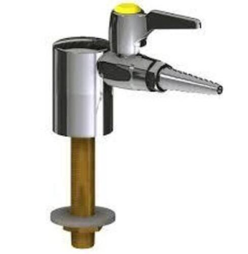 DESCRIPTION: (3) TURRET FITTINGS BRAND/MODEL: CHICAGO FAUCETS #980-WS909AGVCP INFORMATION: CHROME PLATE RETAIL$: $92.49 EA QTY: 3