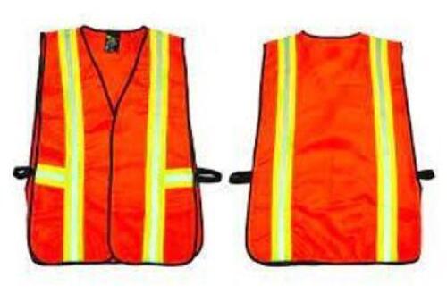 DESCRIPTION: (1) CASE OF (10) ORANGE SAFETY VESTBRAND/MODEL: 12471611INFORMATION: ORANGESIZE: 4XLRETAIL$: $54.78 EAQTY: 1