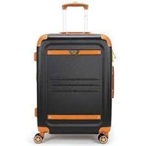 DESCRIPTION: (1) ROLLING LUGGAGE BRAND/MODEL: 19V69 INFORMATION: BLACK AND BROWN RETAIL$: $65.00 EA QTY: 1