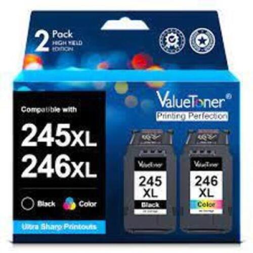 DESCRIPTION: (1) PACK OF (2) INK CARTRIDGES BRAND/MODEL: FOR USE WITH CANON RETAIL$: $15.48 EA QTY: 1