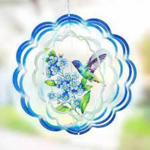 DESCRIPTION: (1) GARDEN WIND SPINNER BRAND/MODEL: TFANO INFORMATION: BLUE RETAIL$: $20.00 EA QTY: 1