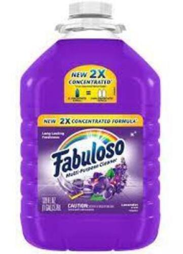 DESCRIPTION: (1) MULTI-PURPOSE CLEANER BRAND/MODEL: FABULOSO INFORMATION: LAVENDER SIZE: 1 GALLON RETAIL$: $7.99 EA QTY: 1