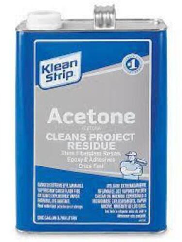 DESCRIPTION: (1) ACETONE SIZE: 1 GALLON RETAIL$: $15.24 EA QTY: 1