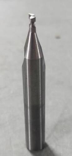 DESCRIPTION: (6) SOLID CARBIDE DOVETAIL CUTTERS BRAND/MODEL: MITGI EO1-186 SIZE: .1080" DIA RETAIL$: $66.78 QTY: 6