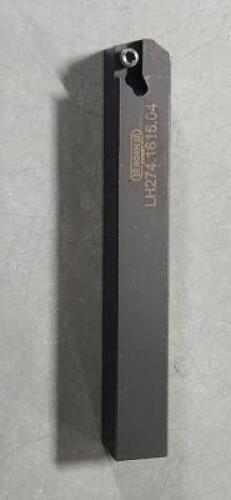 DESCRIPTION: (1) EXTERNAL GROOVING TOOLHOLDER BRAND/MODEL: PH HORN LH274.1616.04 SIZE: 0.236220" max depth RETAIL$: $191.84 QTY: 1