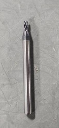 DESCRIPTION: (5) CARBIDE SQ END MILL BRAND/MODEL: PIONEER C747849 SIZE: 1/16" DIA 1/8 LOC RETAIL$: 18.22 EA QTY: 5