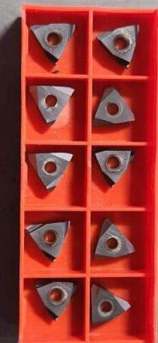 DESCRIPTION: (20) CARBIDE MILLING INSERTS BRAND/MODEL: SCHWANOG 320878 RETAIL$: 15.87 PER INSERT QTY: 20