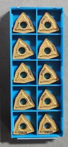 DESCRIPTION: (10) WNMG 432 RT CARBIDE MILLING INSERTS BRAND/MODEL: INGERSOLL WNMG080408 RT TT8125 RETAIL$: 15.49 PER INSERT QTY: 10