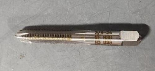 DESCRIPTION: (10) HSS SPIRAL POINT TAP BRAND/MODEL: HERTEL 41113333 SIZE: $ 9.69 EA RETAIL$: 3/8-24 UNF QTY: 10
