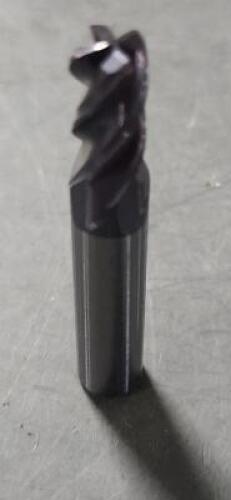 DESCRIPTION: (4) SOLID CARBIDE CORNER RADIUS END MILL BRAND/MODEL: MA FORD 121262 SIZE: 7mm DIA 12.7mm LOC 8mm SD RETAIL$: $49.48 QTY: 4