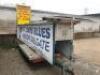 17'5" X 90" SINGLE AXLE ADVERTISING TRAILER W/ BANNER FRAMES, SOLAR PANEL, LED LIGHT STRIPS, AND (3) TRAILER STANDS - 5
