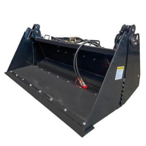 75" SKID STEER 4 IN 1 BUCKET SNOW PLOW.
