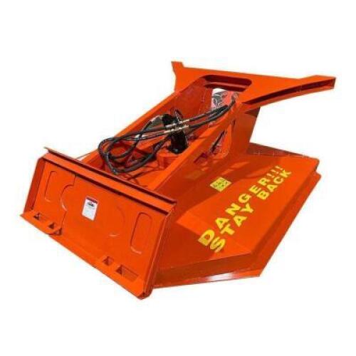 TOPCAT 74" HEAVY DUTY SKID STEER BRUSH CUTTER.