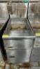 DESCRIPTION: PITCO 40 LB. GAS DEEP FRYER BRAND / MODEL: PITCO ADDITIONAL INFORMATION NATURAL GAS. LOCATION: KITCHEN QTY: 1 - 3