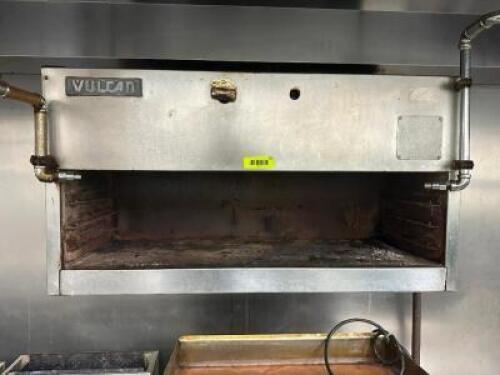 DESCRIPTION: VULCAN 36" SALAMANDER BRAND / MODEL: VULCAN ADDITIONAL INFORMATION NATURAL GAS. SIZE 36" LOCATION: KITCHEN QTY: 1
