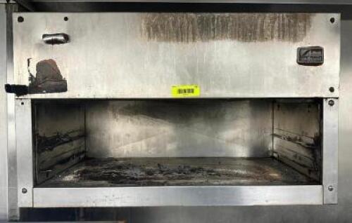 DESCRIPTION: SOUTHBEND 36" SALAMANDER ADDITIONAL INFORMATION NATURAL GAS. LOCATION: KITCHEN QTY: 1