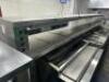 DESCRIPTION: 20' X 29" CHEFS LINE PASS THROUGH TOP RAIL W/ HEAT LAMP WARMERS SIZE 20' LOCATION: KITCHEN QTY: 1