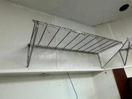 DESCRIPTION: (4) 48" X18" WIRE WALL SHELVES. LOCATION: KITCHEN THIS LOT IS: SOLD BY THE PIECE QTY: 4