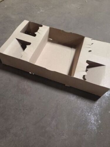 DESCRIPTION: (1) CASE OF APPROX (250) CARDBOARD FOOD TRAY QTY: 1
