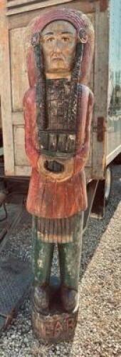 LARGE INDIAN STATUE