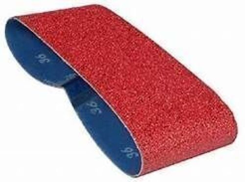 (6) BOXES OF NORTON RED HEAT 8" X 25 YARD SANDING BELTS