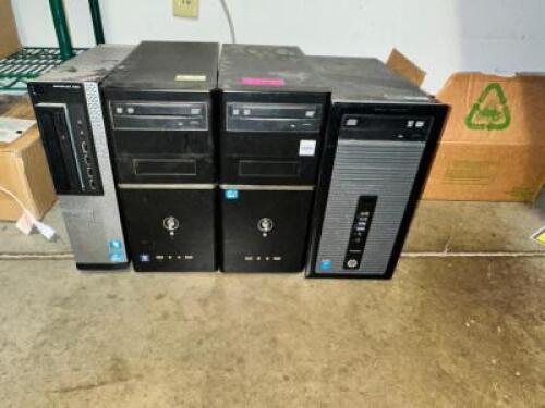 LOT OF DESKTOP COMPUTERS