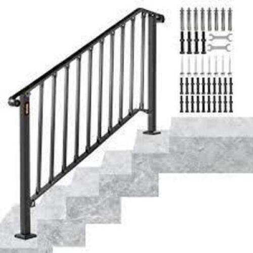 DESCRIPTION: (1) HAND RAIL BRAND/MODEL: VEVOR INFORMATION: BLACK RETAIL$: $118.89 EA QTY: 1