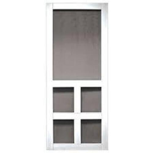 DESCRIPTION: (1) VINYL SCREEN DOOR, STORM DOOR BRAND/MODEL: VERMONT #3671WH3068 INFORMATION: WHITE SIZE: 36" RETAIL$: $187.37 EA QTY: 1