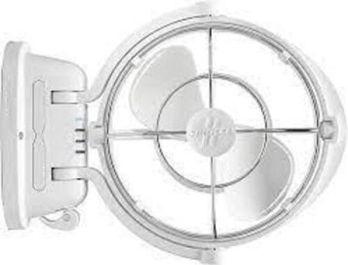 DESCRIPTION: (1) OMNIDIRECTIONAL LOW-POWER DRAW FAN BRAND/MODEL: SIROCCO II INFORMATION: WHITE SIZE: 360 DEGREES RETAIL$: $117.66 EA QTY: 1