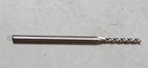 DESCRIPTION: (6) SOLID CARBIDE MINITURE END MILL BRAND/MODEL: HARVEY 12780 SIZE: 0.0800" DIA 3/4" LOC RETAIL$: $29.70 QTY: 6