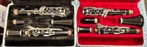 (2)- PLASTIC CLARINETS