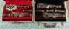 (2) CLARINETS WITH CASE