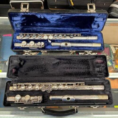 (2) FLUTES WITH CASE