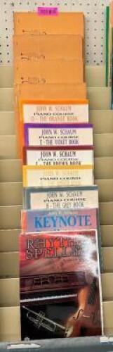 (11)- ASSORTED MUSIC BOOKS