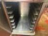 22" X 20" HEAVY DUTY ROLL ABOUT EQUIPMENT STAND W/ LOWER STORAGE. ALL STAINLESS - 3