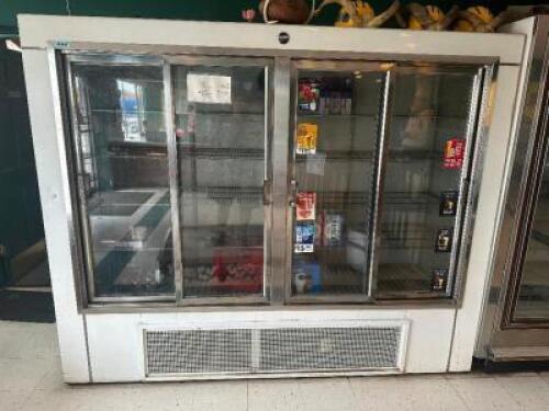 BOHN FOUR DOOR MERCHANDISER COOLER.