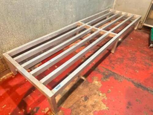 8' X 30" ALUMINUM DUNNAGE RACK