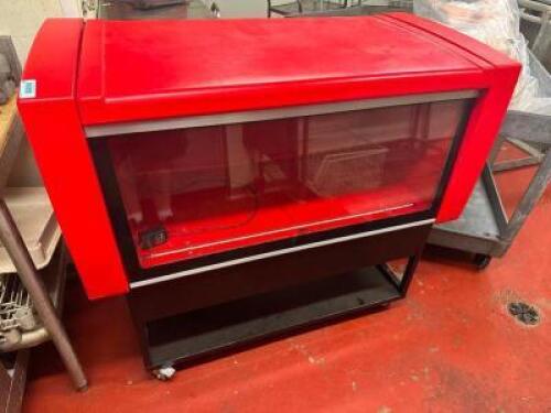 60" ROLL ABOUT ICED BEER COOLER W/ LED LIGHTS.