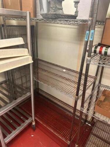 48" X 24" THREE TIER WIRE SHELF