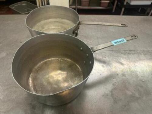 (2) 10" SAUCE POTS