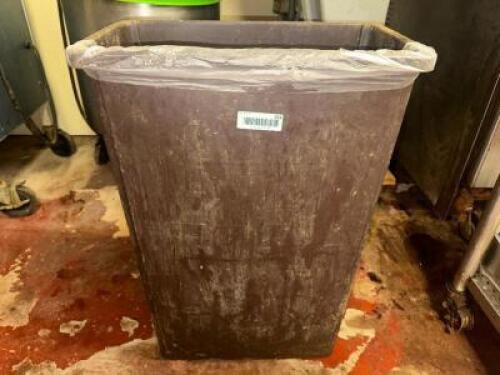 20 GALLON BAR SIDE TRASH CAN