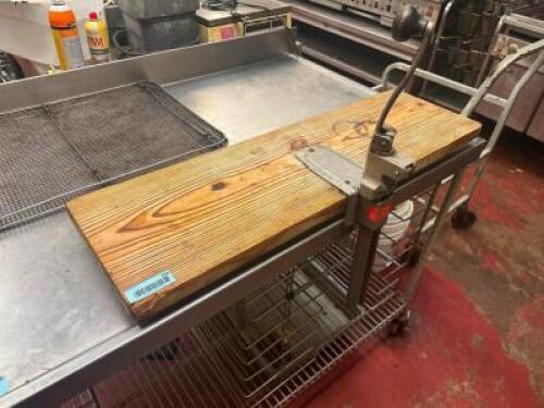 MOUNTED CAN OPENER W/ POST.