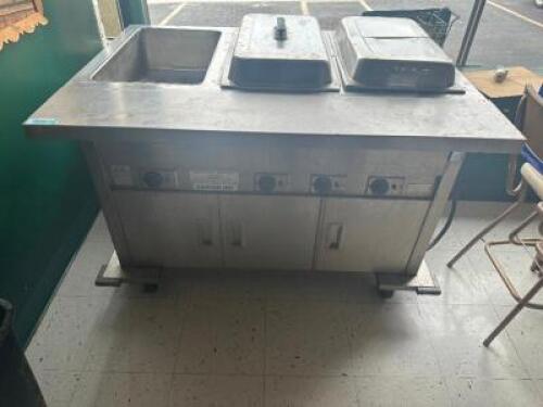 KESSEL 3 WELL ELECTRIC STEAM TABLE