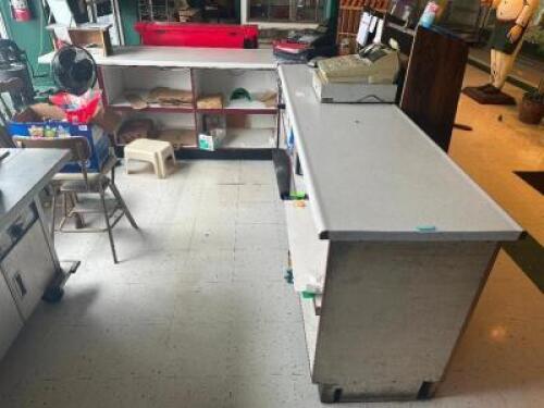 10' X 9 ' L SHAPED SALES COUNTER.