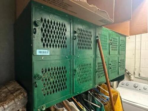 8 BIN METAL LOCKERS