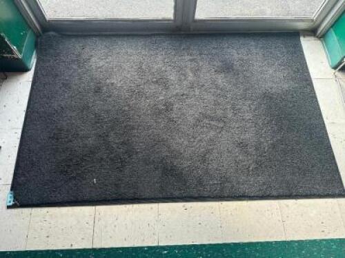 5' X 3' BLACK TRAFFIC MAT