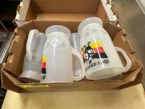 (4) PLASTIC GERMAN BEER STEINS