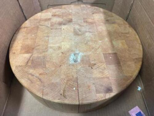 18" ROUND X 2" ROUND BUTCHER BLOCK